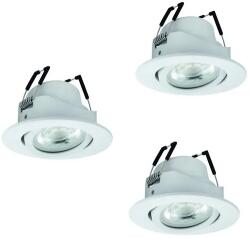 EGLO Saliceto-Z fehér LED mennyezetbe építhető lámpa szett (EG-902286) LED 3 izzós IP20 (902286)