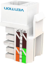 Vention Priza Keystone Vention IPBW0 de categoria 5E UTP 180 de grade, alba (056280)
