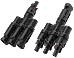 Anker Cablu conector de incarcare solara Anker Solix MC4 cu 3 porturi, Negru (A24V5011)