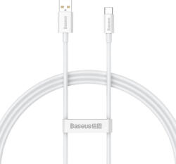 Baseus Cablu Baseus Superior Series USB la USB-C, 100 W, PD, 1 m (alb) (037081)