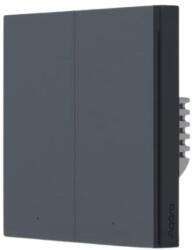  Intrerupator inteligent de perete AQARA H1 EU (fara neutru, basculant dublu) (AQA-KAP-H1L2-GR)