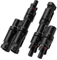 Anker Cablu conector de incarcare solara Anker Solix MC4 cu 2 porturi, Negru (A24V4011) - typec