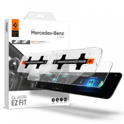 Spigen Folie protectie display cu aplicator pentru Mercedes A-CLASS 2020 / 2021, SPIGEN GLAS. TR EZ FIT