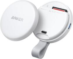 Anker Adaptor Anker MagGo USB-C, Cititor de card SD pentru iPhone 15-16, Magnetic, Slot card SD&TF, Transfer date 312MB/s, Alb (A83D1G21) - typec
