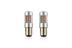 AMiO Set 2 x LED CANBUS 24SMD 3030 1157 (P21/5W) Red 12V/24V