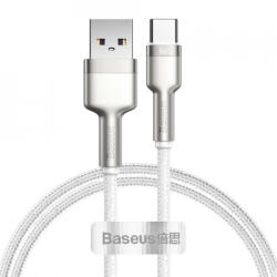 Baseus Cablu USB Type C Baseus Cafule Series Metal Data USB 66W 1m alb(CAKF000101) (CAKF000102)