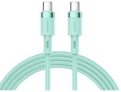 JOYROOM Cablu pentru incarcare si transfer de date Joyroom S-1230N9, 2x USB Type-C, PD 60W, 1.2m, Verde