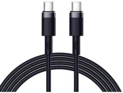 JOYROOM Cablu pentru incarcare si transfer de date Joyroom S-1830N9, 2x USB Type-C, PD 60W, 1.8m, Bleumarin