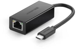 UGREEN Adaptor retea Ugreen, „30287 extern, USB Type-C (Tata) la port 10/100 Mbps RJ-45, negru