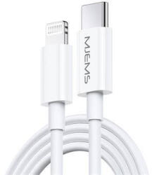 USAMS Cablu de date USAMS MJEMS MFI LIGHTING SJ329 TYPE-C 1.2M ALB