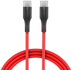 BlitzWolf Cablu USB-C PD BlitzWolf cable BW-TC17 PD3.0 QC4.0 0.9m (red)