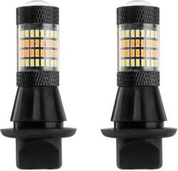 AMiO Set 2 becuri semnalizare, 2 functii semnalizare si DRL, 12V, canbus, 02451 Amio