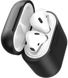 Baseus Husa De Protectie Din Silicon Cu Functie De Incarcare Wireless, Baseus, Pentru Apple Airpods, Negru