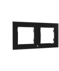 Shelly Rama Shelly Wall Frame 2 (pentru comutator de perete) - Negru (ALL-KAP-WF2-B)