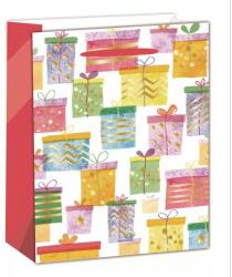 QX Ajándékcsomag mintás ajándéktasak 18x23 cm 370619