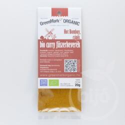 GreenMark Organic bio curry fűszerkeverék csípős hot bombay 20 g