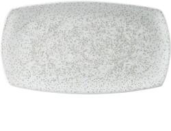 Churchill Art de Cuisine Menu Shades lapos tányér, téglalap alakú, hossza: 355 mm, krétafehér