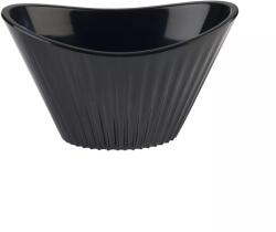 APS Mini tál, hossza: 95 mm, szélessége: 55 mm, fekete