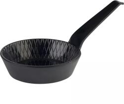 APS Mini tál, hossza: 85 mm, szélessége: 115 mm, fogantyúval, fekete