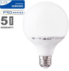 V-TAC LED lámpa E27 (22W/200°) G120 , természetes fehér PRO Samsung (23519)