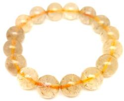R. M. ékszer Rutilkvarc golyó karkötő 13-14mm (058057)