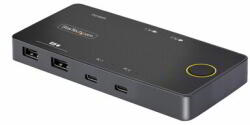 StarTech - 2 portos USB-C KVM kapcsoló - C2-H46-UC2-PD-KVM (C2-H46-UC2-PD-KVM)