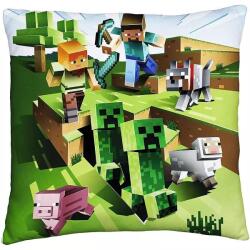 Halantex Minecraft: Kúszónövények harca díszpárna - 40 x 40 cm (MNC-142C) - jateknet