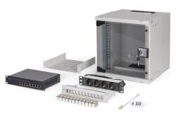 ASSMANN DN-49100-SET Set de rețea SOHO Pro, 254 mm (10") - 6U, 315 x 300 mm (l x î) (DN-49100-SET)