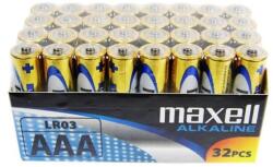 Maxell Elem - Alkáli elem, 32db AAA (LR03), 1, 5V (no mercury) (18721S) - techsend