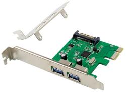Conceptronic Bővítőkártya - EMRICK06G (PCIe x1 to 2x USB-A 3.0) (EMRICK06G) - techsend