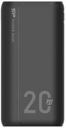 Silicon Power Akkubank - 20000mAh QS15 PowerBank Fekete (USB1: DC 12V/1.5A, USB2: DC 12V/1.5A, USB3: Type-C : DC 12V/1.5A)