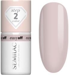 Semilac Easy Off Step 2 gél körömlakk UV / LED-es lámpákhoz árnyalat Almond Milk 7 ml