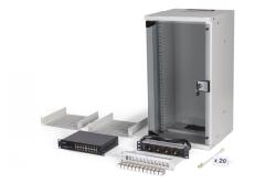 ASSMANN DN-49104-SET Set de rețea SOHO Pro, 254 mm (10") - 12U, 315 x 300 mm (l x î) (DN-49104-SET)
