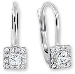 Soliter Brilio Gyengéd fehér arany fülbevalók kristályokkal 745 239 001 00553 0700000