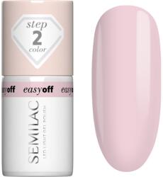 Semilac Easy Off Step 2 gél körömlakk UV / LED-es lámpákhoz árnyalat Pink Marshmallow 7 ml