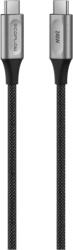 EcoFlow Cablu Date / Incarcare EcoFlow RAPID PRO USB-C la USB-C 240W Nylon 1.8M Negru/Gri (EFA-240W-C-C-CABLE-EU)