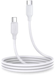 JOYROOM Cablu de date Joyroom S-CC060A9, 2x USB Type-C, PD 60W, 1m, Alb (6956116733704)