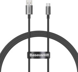 Baseus Cablu Date si Incarcare Baseus USB-A - USB-C Superior Series 100W 1m Negru