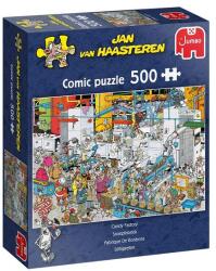 Jumbo 500 db-os puzzle - Candy Factory, Jan van Haasteren (19025) (19025)