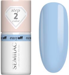 Semilac Easy Off Step 2 gél körömlakk UV / LED-es lámpákhoz árnyalat Azul Blue 7 ml
