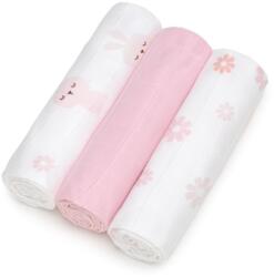 T-TOMI TETRA Cloth Diapers HIGH QUALITY scutece textile Bunnies 70x70 cm 3 buc