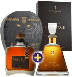  Cannibal Premium Rum - Heart 0, 7l 40% GB + Santos Dumont Heritage 43, 8% 0, 7l GB szett