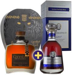  Cannibal Premium Rum - Heart 0, 7l 40% GB + Diplomatico Single Vintage 2007 0, 7l 43% GB szett