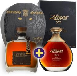  Cannibal Premium Rum - Heart 0, 7l 40% GB + Zacapa XO 0, 7l 40% szett