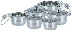 BOHMANN Set 6 oale Bohmann, manere inox, capace sticla (BH71275N)
