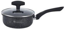 Goldmann Cratita pentru sos Goldmann, 18 x 8 cm, acoperire ceramica, maner soft touch, capac sticla, marmorata (GM 1303-18)