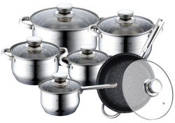 BOHMANN Set oale Bohmann, 12 piese, 9 straturi, Inox (BH7124112)