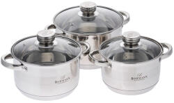BOHMANN Set oale Bohmann, 6 piese, 2.9 l, 3.9 l, 5.1 l, capace incluse (BH124106)