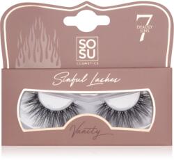 SOSU Cosmetics 7 Deadly Sins Lashes gene false Vanity 1 buc