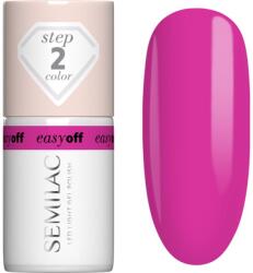 Semilac Easy Off Step 2 gél körömlakk UV / LED-es lámpákhoz árnyalat Magenta Crush 7 ml